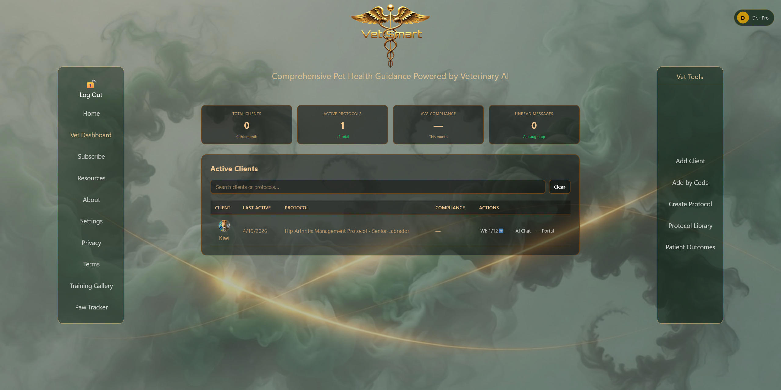 Pro Dashboard