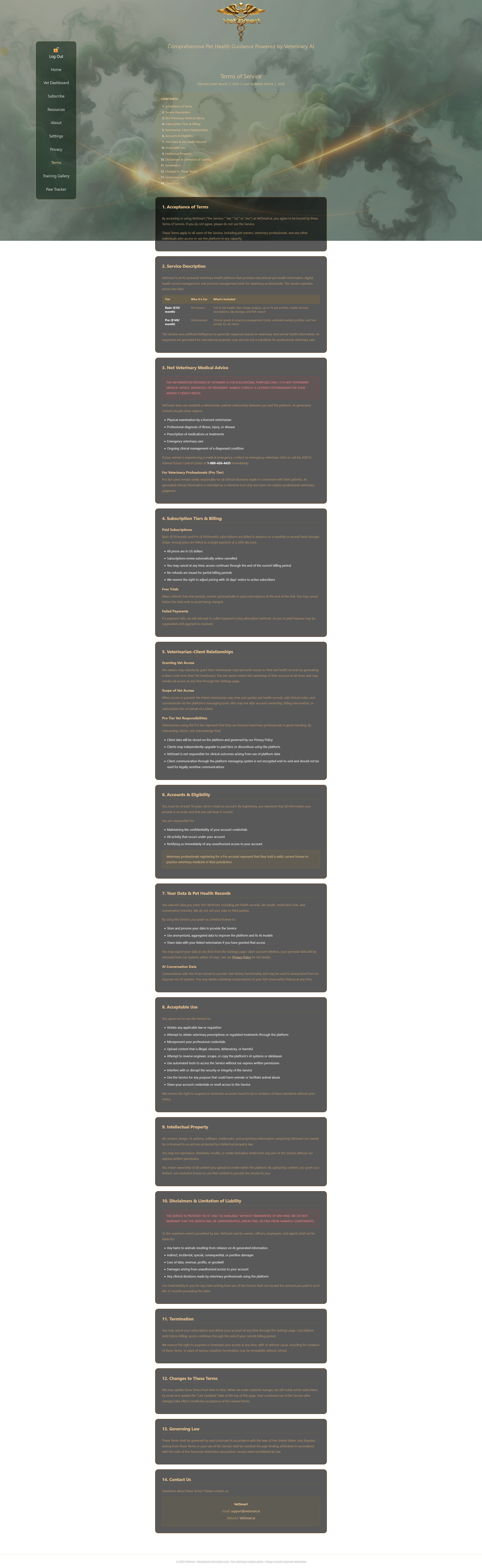 Terms of Service